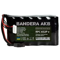 Аккумуляторная батарея LiIon 6s2p Tenpower 8000mAh 70A INR21700-40TG вертикальная для FPV Bandera AKB Промавтоматика (ЦБ002174043)