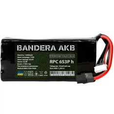 Акумуляторная батарея LiIon 6s3p Molicel 21700 12600 mah 135A INR21700 горизонтальная для FPV Bandera AKB Промавтоматика (ЦБ0029464)
