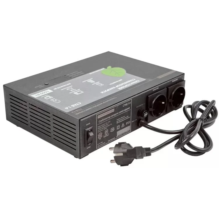 Стабілізатор напруги Промавтоматика СТАБ 1.6 симісторний чорний - фотографія 2